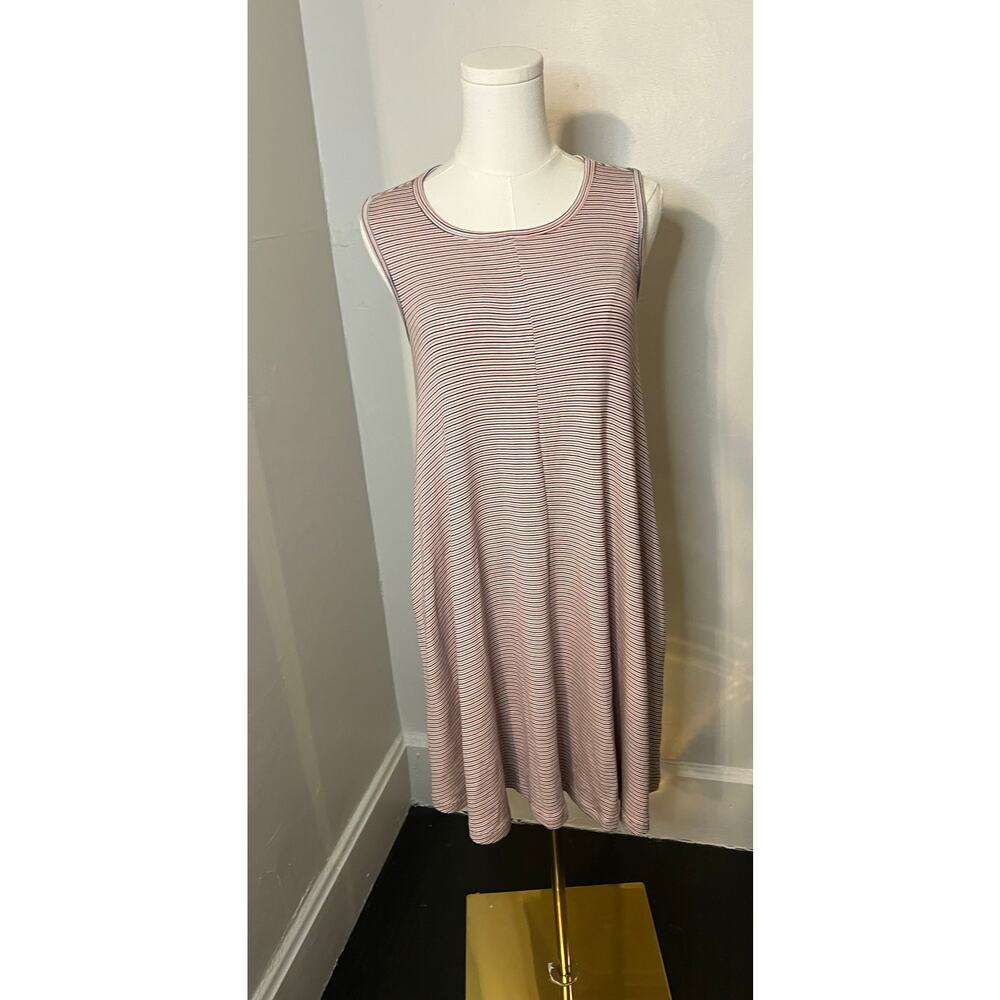 Toad and Co Daisy Rib Sleeveless Swing Dress Large (B120271)